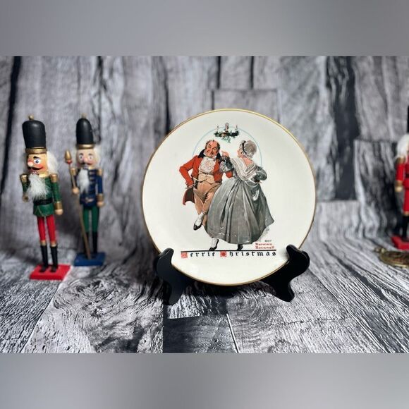 🎄❤️🎄 1983 Collectible Norman Rockwell Plate America’s Most Loved Artist Spiri… - Picture 2 of 6